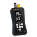 Digital hygrometer with temperature and humidity readings on a white background