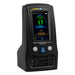 Air quality meter with digital display on a white background