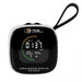 Carbon monoxide detector with digital display on a white background