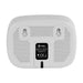 White air quality monitor with visible branding on a white background