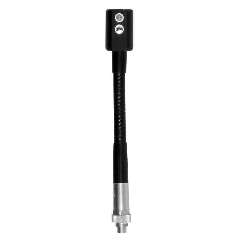 Black and silver adjustable tool on a white background