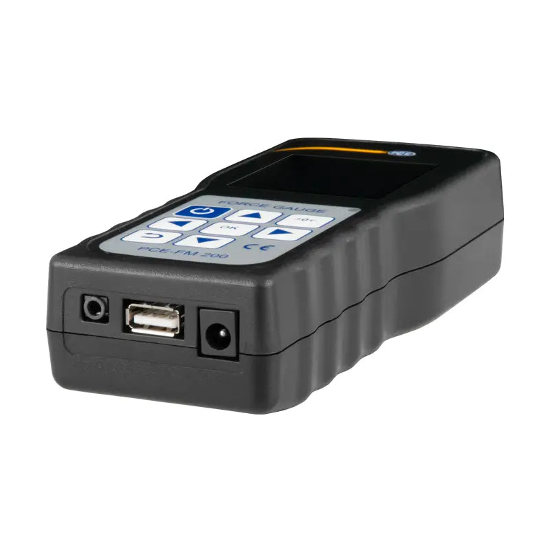 Force Gage with display and ports on a white background