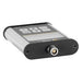 light meter with a screen and connectors on a white background