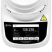 Moisture analyzer with digital display on a white background