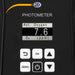 Photometer displaying active oxygen level with PCE logo