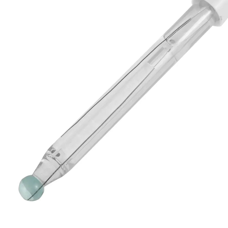pH Meter with a light blue cap on a white background