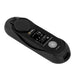 Black refractometer with a display on a white background