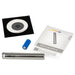 Product set with a temperature meter, blue battery, program CD, and user manual on a white background.
