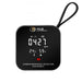 Carbon monoxide detector with digital display on a white background