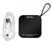 Carbon monoxide detector with USB cable on a white background