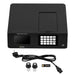 Black turbidity meter with accessories on a white background