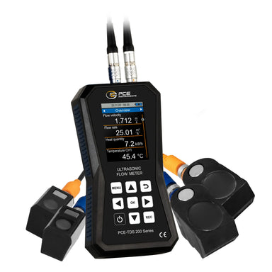 ultrasonic flow meter with sensors