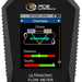 ultrasonic flow meter showing measurements