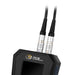 ultrasonic flow meter with cables and PCE Instruments logo on a white background