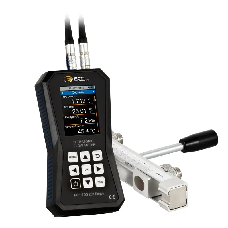 ultrasonic flow meter with tool