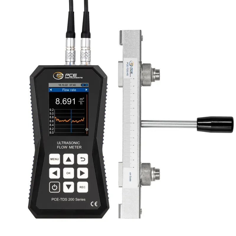 ultrasonic flow meter with tool