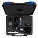 carrying case with an ultrasonic flow meter and accessories