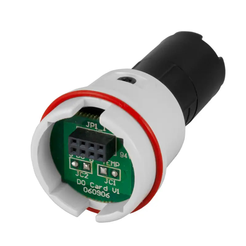 water analysis meter accessory with green circuit board on a white background